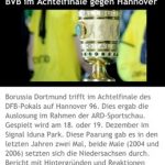 BVB trifft im Pokal auf Hannover