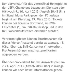 Infos zur Champions League