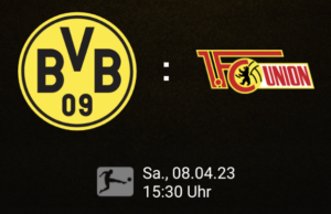 1. FC Union Berlin heim (27. Spieltag, 08.4.23)
