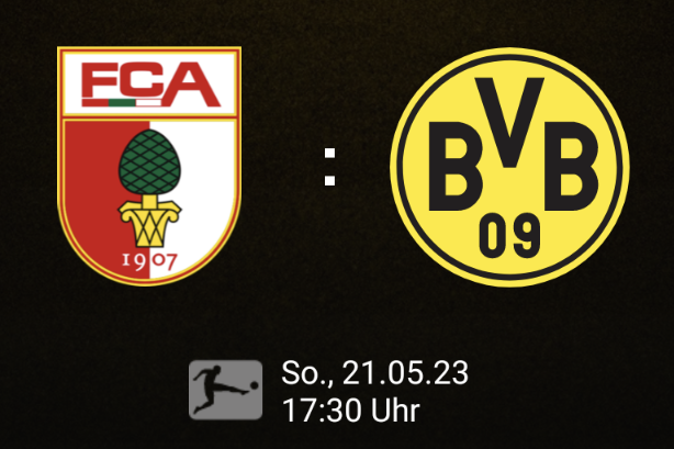 FC Augsburg auswärts (33. Spieltag, 21.05.23)
