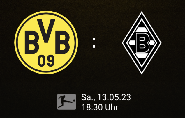 Borussia M’gladbach heim (32. Spieltag, 13.05.23)