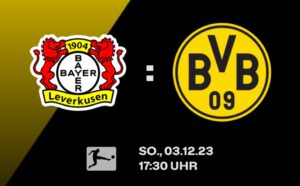 Bayer 04 Leverkusen (A) – 13. Spieltag, 03.12.23