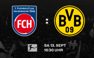 1. FC Heidenheim (A) – 3. Spieltag, 13.09.25