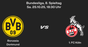1. FC Köln (H) – 8. Spieltag, 25.10.25