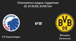FC Kopenhagen (A) – 3. CL-Spieltag, 21.10.25