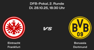 SG Eintracht Frankfurt (A) – 2. Pokalrunde, 28.10.25