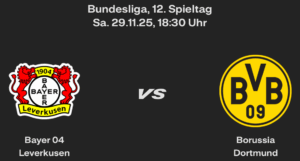 SV Bayer Leverkusen (A) – 12. Spieltag, 29.11.25