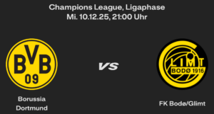 FK Bodø/Glimt (H) – 6. CL-Spieltag, 10.12.25