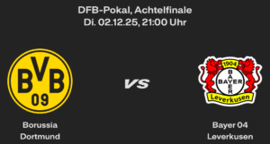 SV Bayer Leverkusen (H) – Pokal-Achtelfinale, 02.12.25