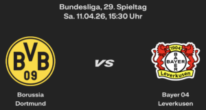 SV Bayer Leverkusen (H) – 29. Spieltag, 11.4.26