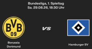 Hamburger SV (H) – 1. Spieltag, 29.08.26