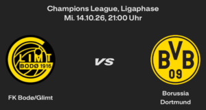 FK Bodø/Glimt (A) – 2. CL-Spieltag, 14.10.26